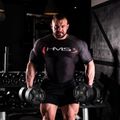 HMS HPC súlyzó 1 db. 45 kg fekete 8