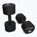 HMS HPT02 TPU súlyzók 2 db. 10 kg fekete 2