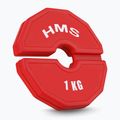HMS fedősúly TSN100 2 x 1 kg piros 2