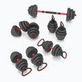 HMS SGN120 Pro Set 6W1 20kg súlyok fekete/piros 4