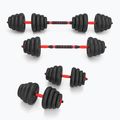 HMS SGN130 Pro Set 6W1 30kg súlyok fekete/piros 4