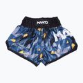 Férfi edzőnadrág MANTO Muay Thai Block kék MNS503_MUL_2S