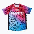 Férfi tréning póló MANTO Multi Gradient kék MNR513_BLU/RED_2S
