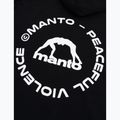 Férfi pulóver MANTO Label 25 Regular Hoody fekete 4