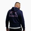 Férfi pulóver MANTO Peaceful Violence Hoody sötétkék 2