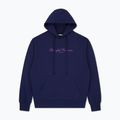 Férfi pulóver MANTO Peaceful Violence Hoody sötétkék 5