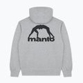 Férfi pulóver MANTO Peaceful Violence Hoody szürke 5