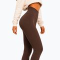 Női edzőleggingsek Octagon Legion Ribber brown 5