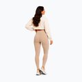 Női edzőleggingsek Octagon Legion Ribber beige 7