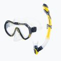AQUA-SPEED Java + Elba snorkel + maszk sárga-szürke 614