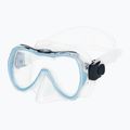 AQUA-SPEED Enzo + Evo gyermek snorkeling szett maszk + snorkel + táska világoskék 2