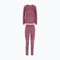 Női thermo fehérnemű szett Viking Lan Pro claret/light pink