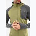 Férfi trekking pulóver Viking Birger Hoodie olive/dark grey 4
