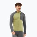 Férfi trekking pulóver Viking Birger olive/dark grey