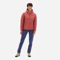 Női pehelykabát Patagonia Down Sweater Hoody burl piros 8
