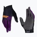 Női kerékpáros kesztyű Leatt MTB 1.0 GripR lila