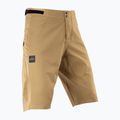 Férfi kerékpáros rövidnadrág Leatt MTB Trail 3.0 Liner brass brown
