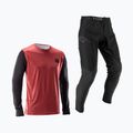 Férfi kerékpáros szett Leatt Ride Kit MTB 1.0 dusty red