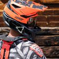 Leatt MTB 4.0 Gravity V22 kerékpáros sisak narancs/fekete 1022070512 9