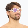 BuddySwim OzeanX Mirror fehér / irídium úszószemüveg 3