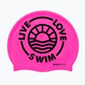 BuddySwim LLS2 Szilikon rózsaszín úszósapka
