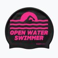 BuddySwim OWS szilikon úszósapka fekete / rózsaszín
