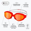 Úszószemüveg BuddySwim OzeanX Mirror red/white/orange 2