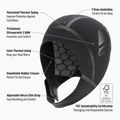 Neoprén sapka BuddySwim Ultra Warmth 3.5 mm black 3