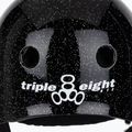 Triple Eight The Certified Sweatsaver fekete csillogó sisak 7