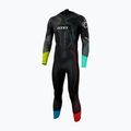 Férfi 5/4 mm-es Zone3 Aspire Limited Edition Print triatlon búvárruha fekete WS19MLTD101
