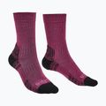 Női zokni Bridgedale Lightweight Merino Performance Boot Original berry
