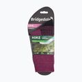 Női zokni Bridgedale Lightweight Merino Performance Boot Original berry 4