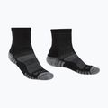 Férfi zokni Bridgedale Lightweight Merino Performance 3/4 Crew Original black/silver