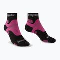 Női túrazokni Bridgedale Hike Midweight Performance Ankle black/pink