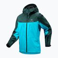 Férfi Arcteryx Alpha kék tetra/pytheas esőkabát 7