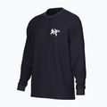 Férfi Arcteryx Kragg SL Cotton Bird Tile hosszú ujjú fekete / arctic silk 3