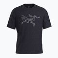 Férfi Arc'teryx Cormac Logo SS fekete színű póló