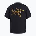Férfi Arcteryx Kragg Cotton Logo póló 24k fekete 2
