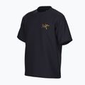 Férfi Arcteryx Kragg Cotton Logo póló 24k fekete 3