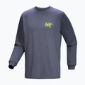 Férfi hosszú ujjú póló Arcteryx Kragg SL Cotton Bird Tile dark stratus/euphoria 5