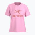 Női póló Arcteryx Kragg SL Cotton Heatmap Crew pineberry