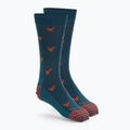 Férfi zokni Darn Tough Strut Crew dark teal