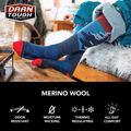 Férfi zokni Darn Tough Solstice OTC Lightweight charcoal 3