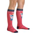 Gyerek sízokni Darn Tough Magic Mountain OTC Midweight with Cushion w/ Padded Shin raspberry 3