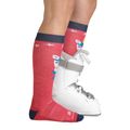 Gyerek sízokni Darn Tough Magic Mountain OTC Midweight with Cushion w/ Padded Shin raspberry 4