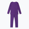 Gyermek termoaktív fehérnemű szett Reima Lampo plum purple 2