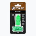 Fox 40 Classic Safety neon green síp zsinórral 2