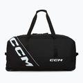 Utazótáska CCM 520 Wheeled Player Bag 37' 175 l black/white