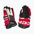 Jégkorongkesztyűk CCM Tacks XR80 SR Gloves black/red/white
