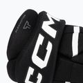 Gyerek jégkorong kesztyűk CCM Tacks XR80 JR Gloves black/white 6